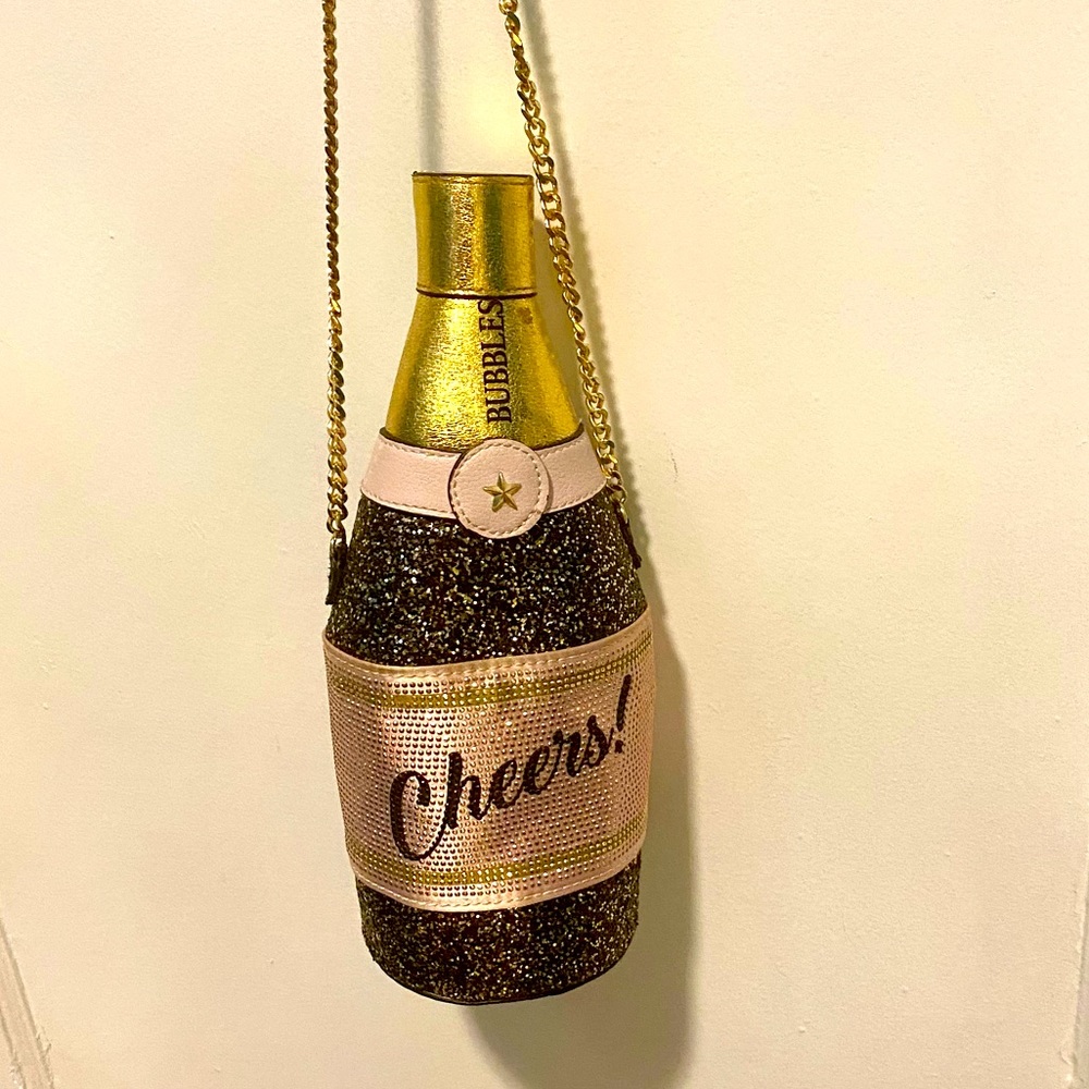 Aldo Champagne Bottle Shoulder Bag - ready for your party!
